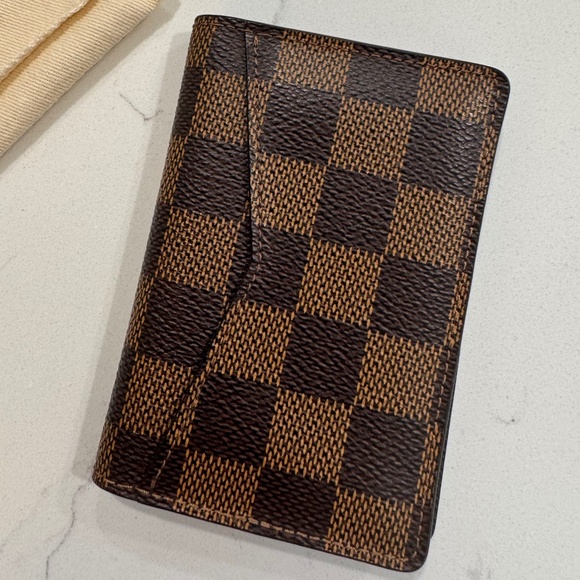 Louis Vuitton x Chapman Brothers Rhino Brown Damier Logo Pocket Organizer Wallet - Picture 6 of 11